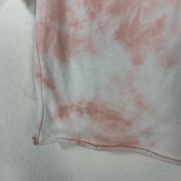 Pink Victoria Secret tie dye crop tee shirt - Picture 7 of 10
